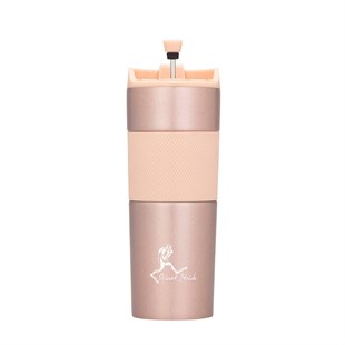 Giant Stride French Press Thermo Mug Rose